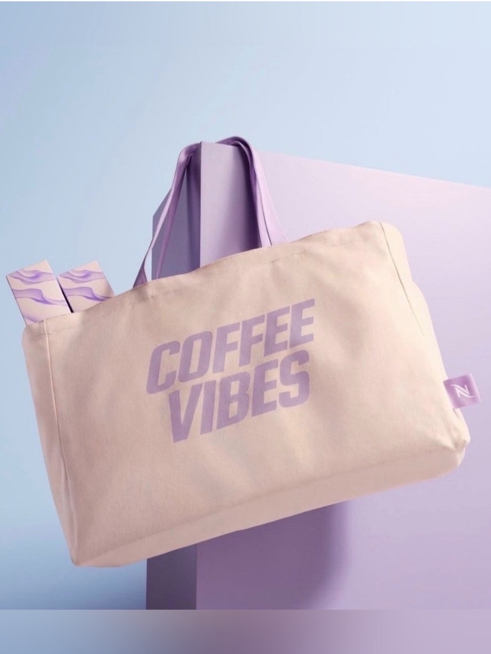 [giftable] Nespresso Tote Bag, Lavender